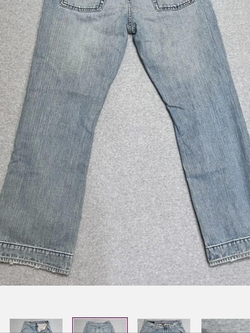 Vintage Banana Republic Jeans Mens 31X30 Blue Utility Button Fly Y2K‎ Denim